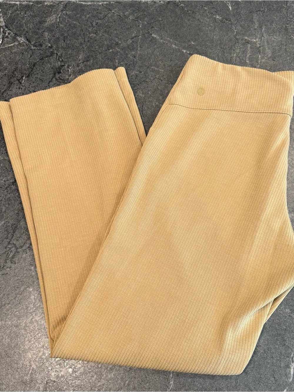 Lululemon high rise groove softstreme nulu flare leggings size 10 allspice - Picture 2 of 8